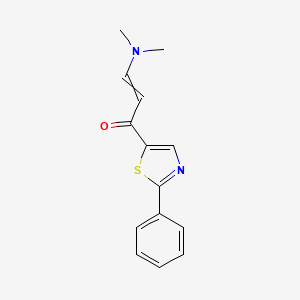 3-(Dimethylamino)-1-(2-phenyl-1,3-thiazol-5-yl)prop-2-en-1-one