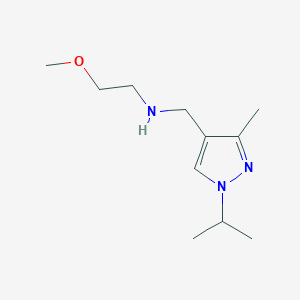 (2-methoxyethyl)({[3-methyl-1-(propan-2-yl)-1H-pyrazol-4-yl]methyl})amine