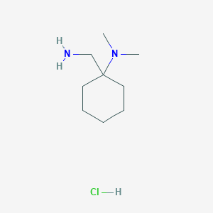 1-(aminomethyl)-N,N-dimethylcyclohexan-1-amine hydrochloride