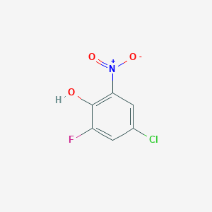 4-Chloro-2-fluoro-6-nitrophenol