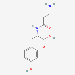 molecular formula C12H16N2O4 B11742943 H-Beta-Ala-Tyr-OH 