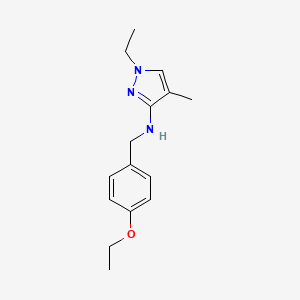 N-[(4-ethoxyphenyl)methyl]-1-ethyl-4-methyl-1H-pyrazol-3-amine