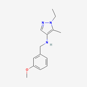 1-ethyl-N-(3-methoxybenzyl)-5-methyl-1H-pyrazol-4-amine