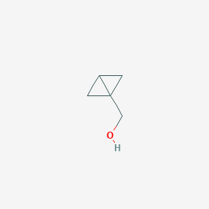 molecular formula C5H8O B11743047 Bicyclo[1.1.0]butan-1-ylmethanol 