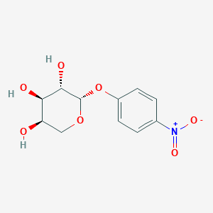 molecular formula C11H13NO7 B11743064 p-Nitrophenyl beta-D-arabinopyranoside 