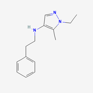 1-ethyl-5-methyl-N-(2-phenylethyl)-1H-pyrazol-4-amine