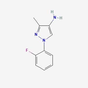 1-(2-Fluorophenyl)-3-methyl-1H-pyrazol-4-amine