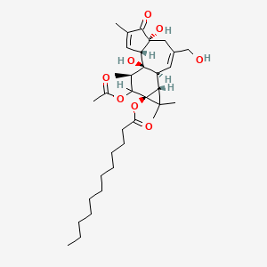 molecular formula C11H11NaO2 B1174311 Phorbol acetate, laurate CAS No. 16675-05-1