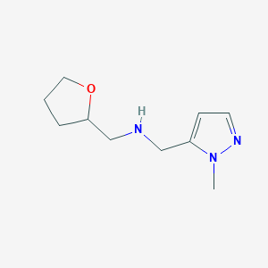 1-(1-Methyl-1h-pyrazol-5-yl)-N-((tetrahydrofuran-2-yl)methyl)methanamine