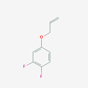 molecular formula C9H8F2O B11743273 4-(Allyloxy)-1,2-difluorobenzene 