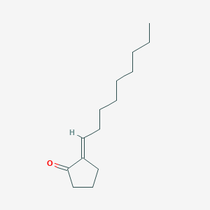 molecular formula Cd7H14O2 B1174328 2-Nonylidenecyclopentanone CAS No. 16424-38-7