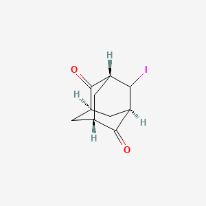 molecular formula C12H20O2 B1174329 (1R,3R,5R,7R)-4-Iodo-2,6-adamantanedione CAS No. 19305-95-4