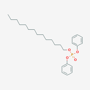 molecular formula C26H39O4P B117433 磷酸二苯基十四烷基酯 CAS No. 142474-86-0