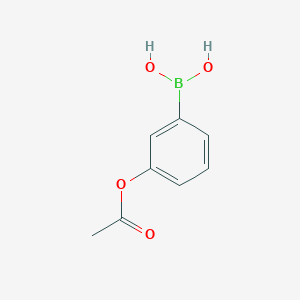 molecular formula C8H9BO4 B11743301 (3-Acetoxyphenyl)boronic acid 