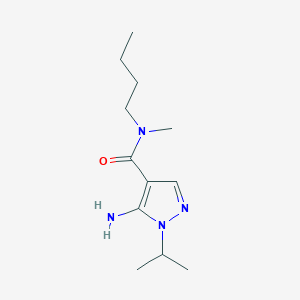 5-amino-N-butyl-N-methyl-1-(propan-2-yl)-1H-pyrazole-4-carboxamide