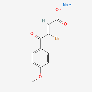molecular formula C17H19NO2 B1174337 Acrylic acid, 3-p-anisoyl-3-bromo-, sodium salt CAS No. 16170-75-5