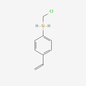 (Chloromethyl)(4-ethenylphenyl)silane