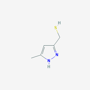 (5-methyl-1H-pyrazol-3-yl)methanethiol