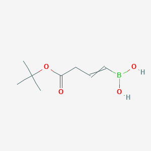 [4-(Tert-butoxy)-4-oxobut-1-en-1-yl]boronic acid