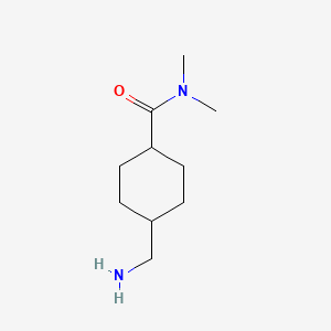 (1r,4r)-4-(aminomethyl)-N,N-dimethylcyclohexane-1-carboxamide