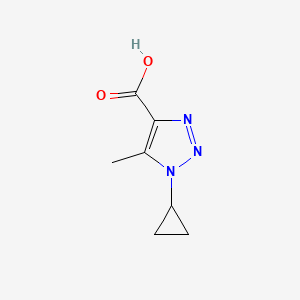 1-Cyclopropyl-5-methyl-1H-1,2,3-triazole-4-carboxylic acid