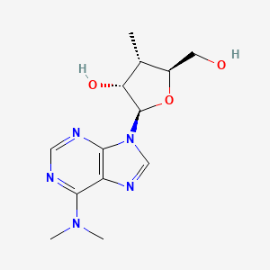 molecular formula C13H19N5O3 B11743495 (2R,3R,4S,5S)-2-[6-(dimethylamino)purin-9-yl]-5-(hydroxymethyl)-4-methyloxolan-3-ol 