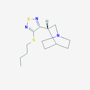 molecular formula C13H21N3S2 B117435 Vedaclidine CAS No. 141575-50-0