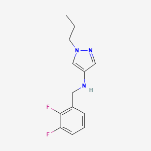 N-[(2,3-difluorophenyl)methyl]-1-propyl-1H-pyrazol-4-amine