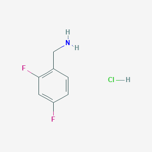 molecular formula C7H8ClF2N B11743552 2,4-Difluorobenzylamine hydrochloride 