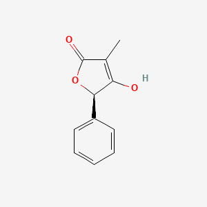 molecular formula C11H10O3 B1174360 4-hydroxy-3-methyl-5-phenyl-2(5H)-furanone 