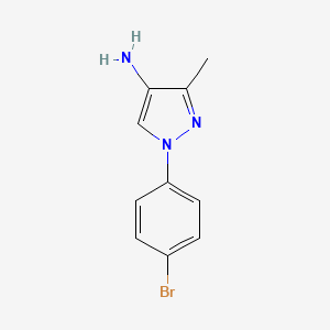 1-(4-Bromophenyl)-3-methyl-1H-pyrazol-4-amine