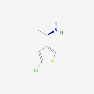 (1R)-1-(5-chlorothiophen-3-yl)ethan-1-amine