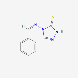 4-[(E)-(phenylmethylidene)amino]-4H-1,2,4-triazole-3-thiol