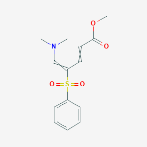 Methyl 4-(benzenesulfonyl)-5-(dimethylamino)penta-2,4-dienoate