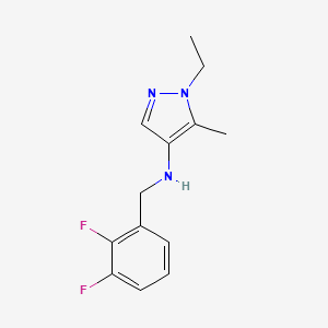 N-[(2,3-difluorophenyl)methyl]-1-ethyl-5-methyl-1H-pyrazol-4-amine