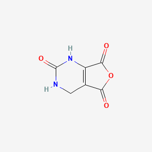 molecular formula C6H4N2O4 B11743725 3,4-Dihydrofuro[3,4-d]pyrimidine-2,5,7(1H)-trione 