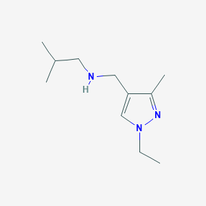 [(1-ethyl-3-methyl-1H-pyrazol-4-yl)methyl](2-methylpropyl)amine