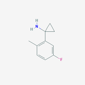 1-(5-Fluoro-2-methylphenyl)cyclopropanamine