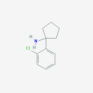 molecular formula C11H14ClN B11743798 1-(2-Chlorophenyl)cyclopentanamine CAS No. 856563-66-1