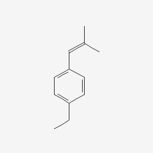 1-Ethyl-4-(2-methylprop-1-en-1-yl)benzene