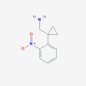 1-(2-Nitrophenyl)cyclopropanemethanamine