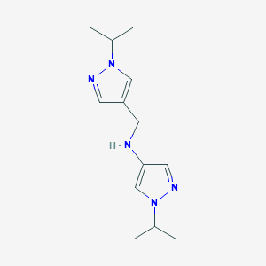 1-(propan-2-yl)-N-{[1-(propan-2-yl)-1H-pyrazol-4-yl]methyl}-1H-pyrazol-4-amine