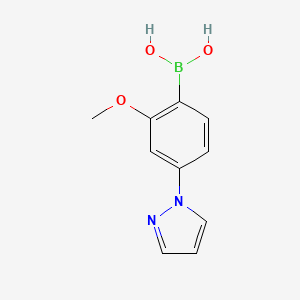 2-Methoxy-4-(1H-pyrazol-1-yl)phenylboronic acid