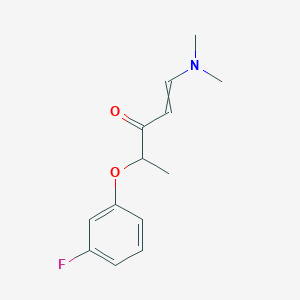 1-(Dimethylamino)-4-(3-fluorophenoxy)pent-1-en-3-one