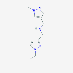 [(1-methyl-1H-pyrazol-4-yl)methyl][(1-propyl-1H-pyrazol-3-yl)methyl]amine