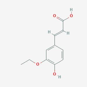 molecular formula C5H9BaO8P B1174391 (2E)-3-(3-ethoxy-4-hydroxyphenyl)acrylic acid CAS No. 16555-66-1