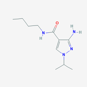 3-amino-N-butyl-1-(propan-2-yl)-1H-pyrazole-4-carboxamide