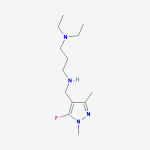 [3-(diethylamino)propyl][(5-fluoro-1,3-dimethyl-1H-pyrazol-4-yl)methyl]amine