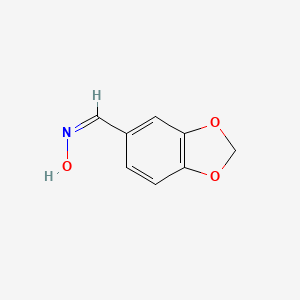 molecular formula C8H7NO3 B11743955 (E)-Benzo[d][1,3]dioxole-5-carbaldehyde oxime CAS No. 20747-42-6