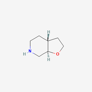 molecular formula C7H13NO B11744012 Trans-Octahydro-Furo[2,3-C]Pyridine 